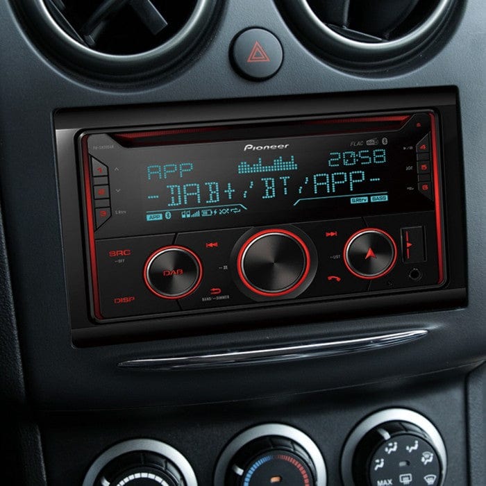 Pioneer Car Stereos Pioneer FH-S820DAB Double Din Car CD Tuner with Bluetooth, USB, DAB Digital Radio