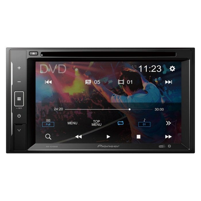 Pioneer Double Din Car Stereos Pioneer AVH-A240DAB Double Din Stereo with 6.2" Touchscreen, Bluetooth, DAB, USB and CD