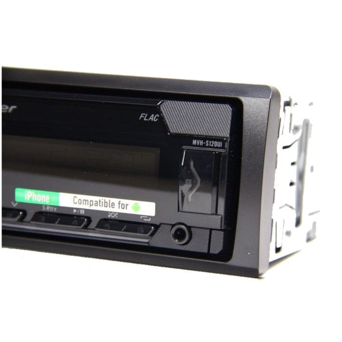 Pioneer Car Stereos Pioneer MVH-S120UI Mechless RDS Tuner Car Stereo with iPod/iPhone Compatibility