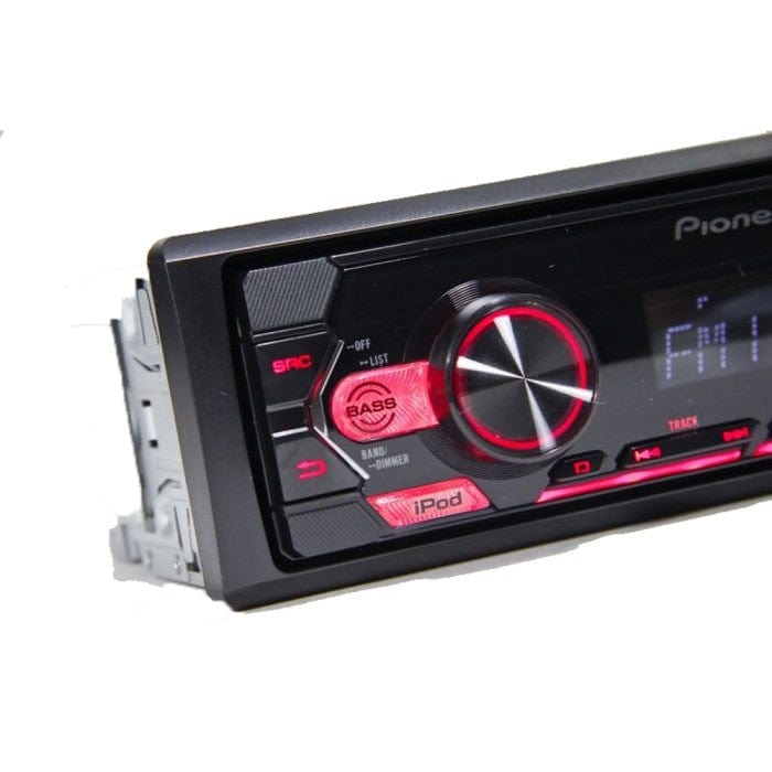Pioneer Car Stereos Pioneer MVH-S120UI Mechless RDS Tuner Car Stereo with iPod/iPhone Compatibility