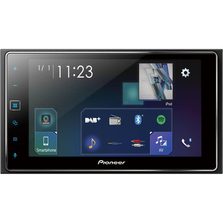 Pioneer Car Stereos Pioneer SPH-DA130DAB 6.2" 2-DIN Multimedia Player, With Capacitive Touchscreen, Bluetooth, Apple CarPlay, DAB+ Digital Radio, WAZE, USB Input