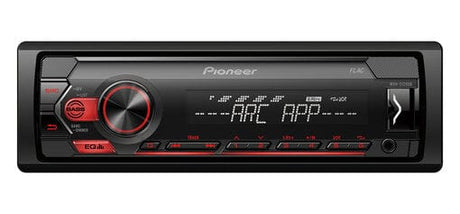Pioneer Car Stereos Pioneer MVH-S120UB Mechless Car Stereo RDS tuner with USB and AUX in Red Illumination