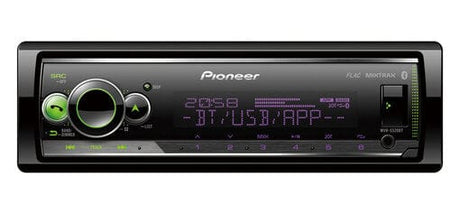 Pioneer Car Stereos Pioneer MVH-S520BT Single Din Mechless Player with Bluetooth multi colour illumination USB and Spotify