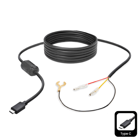 Road Angel Road Safety Road Angel RA7300C Halo Ultra Type C Hardwiring Kit for Parking Mode