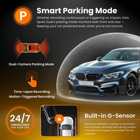 Road Angel Road Safety Road Angel Halo Spark - Dual Dash Camera