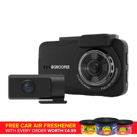 Snooper Road Safety Snooper MY-CAM-RFC2 HD Dash Cam with Reversing 3" LCD Screen Loop Recording GPS Parking Mode and WiFi