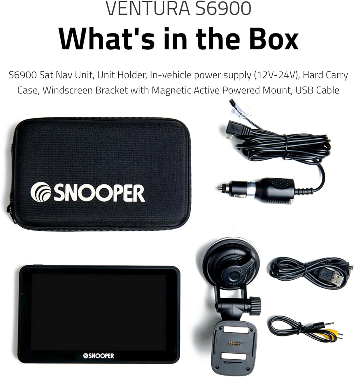 Snooper Sat Navs Snooper S6900 Ventura-Pro Caravan & Motorhome Navigation System with 7" Widescreen LCD