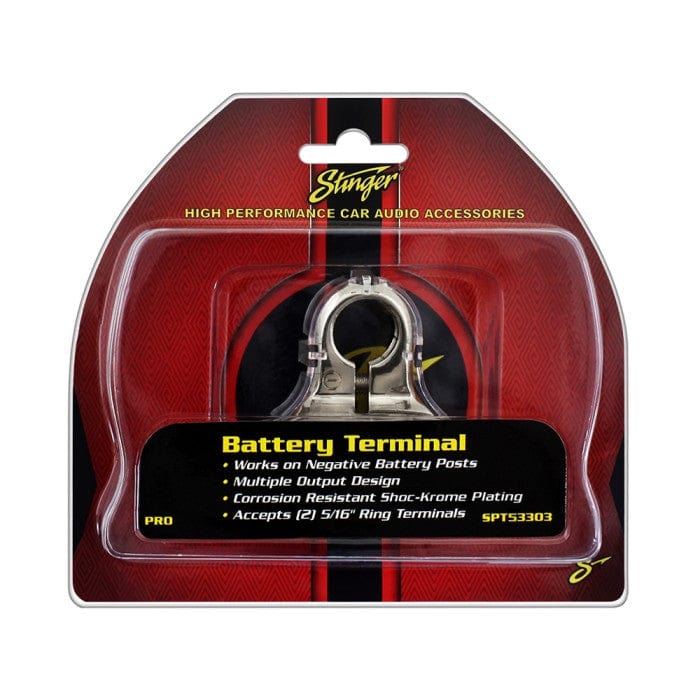 Stinger Fitting Accessories Stinger SPT53303 NEGATIVE BATTERY TERMINAL WITH DUAL 5/16" RING