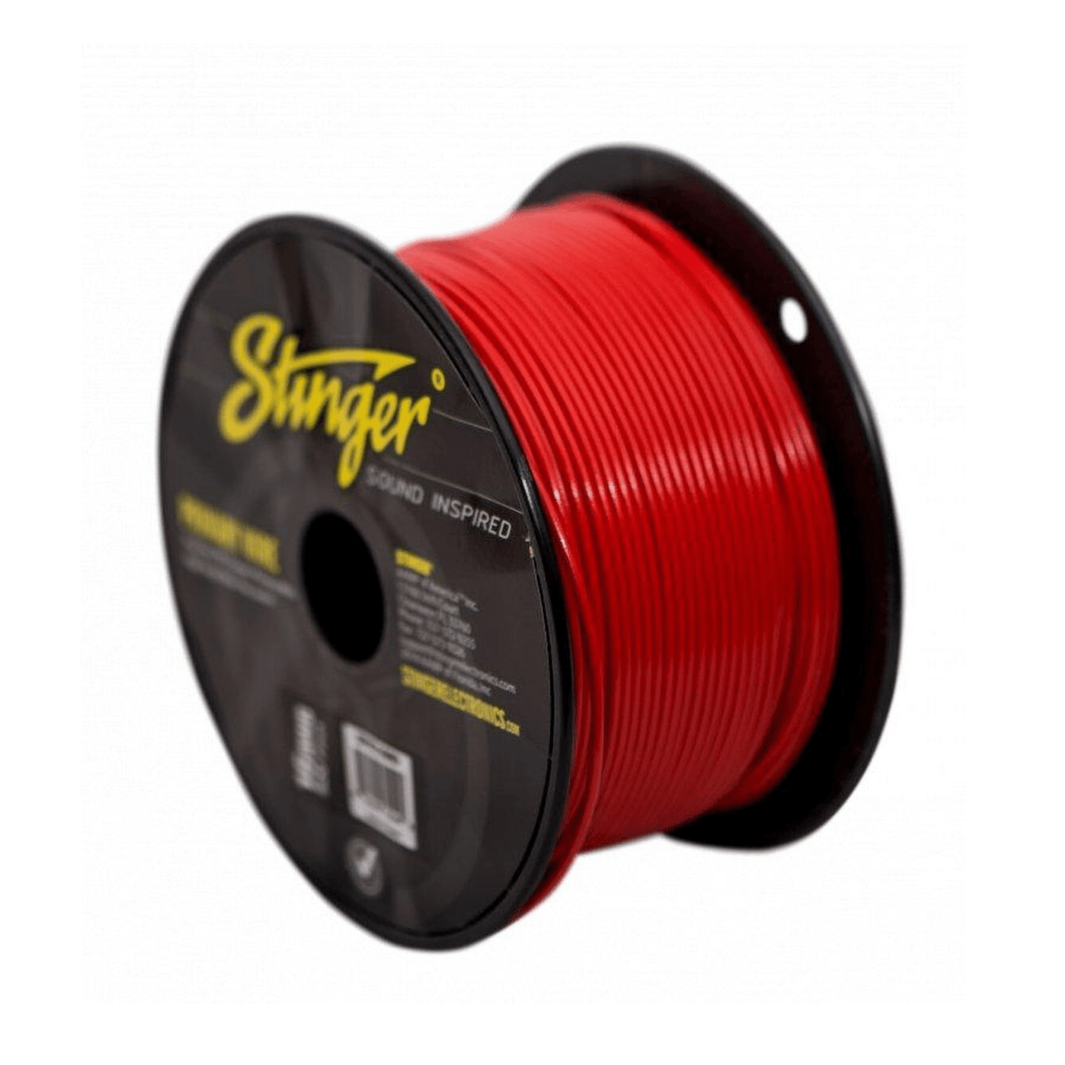 500ft 16 Gauge Car Audio Wire - Red & Black Primary Power/Ground Cable For Stereo Installation