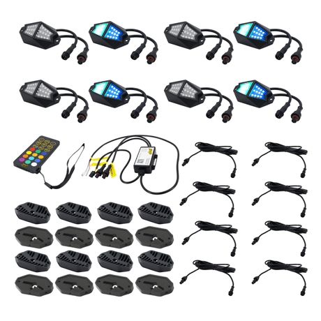 Stinger Stinger SPXDK8 8-Way Expandable Dynamic RGB Rock Light Kit
