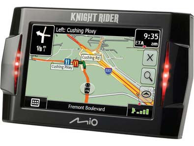 Mio's Knight Rider GPS now shipping to the hardcore fans