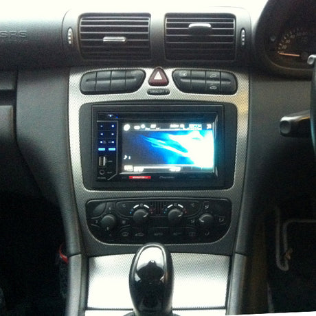 Mercedes Coupe C-Class Has a Pioneer AVH-3300BT installed at the Car Audio Centre Tooting