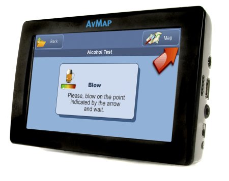 AVMap intros breathalyzer-equipped navigator