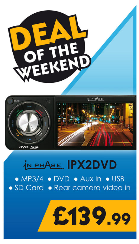 In Phase IPX2 In Car DVD,CD,MP3,MP4 This weekends "Big Deal"