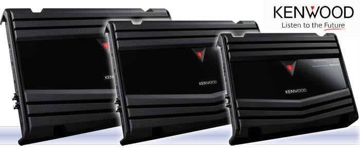 New 2011 Kenwood Amplifiers KAC-7405, KAC-6405, KAC-5205