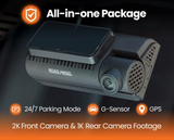 Road Angel Halo Guard 2K 1 channel Dash Cam with Parking Mode & Quick Release mounting