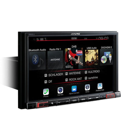Alpine Apple CarPlay Head Units X803D-U 8" Touch Screen, Car Radio with Integrated Navigation