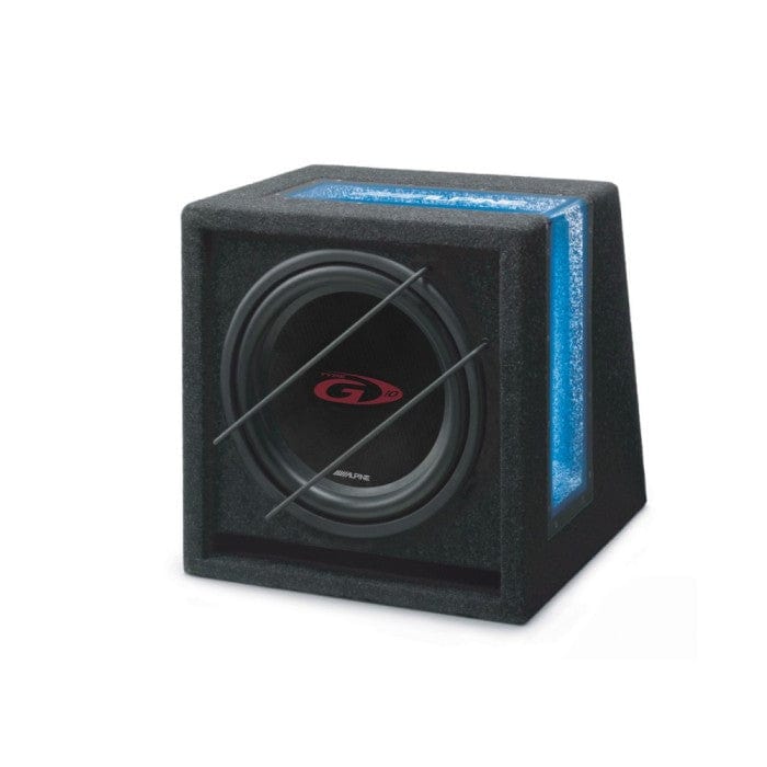 Alpine Car Speakers and Subs Alpine SBG-1044BR Alpine Ready to use Band Pass 10" Subwoofer