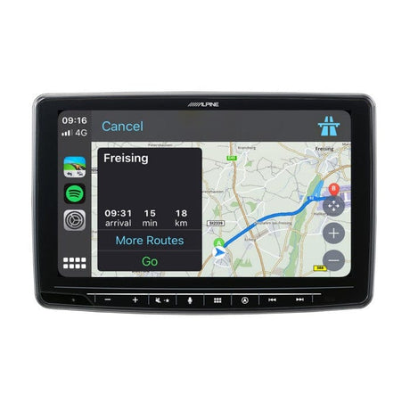 Alpine Sat Navs Alpine INE-F904DC 1Din Chassis - 9" Digital Media Navigation Station with Apple Carplay Android Auto
