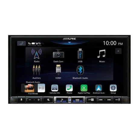 Alpine Car Stereos Alpine iLX-705D Digital Double Din Car Stereo with Apple CarPlay and Android Auto