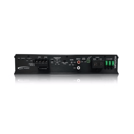 ARC Audio 2 Channel Amp ARC Audio 400W 2-Channel Class D Subwoofer Amplifier (ARC NIGHTHAWK)