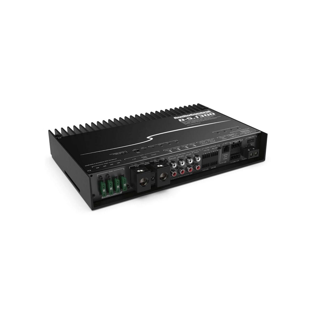 AudioControl D-5.1300 high-power 5 channel dsp matrix amplifier with a ...