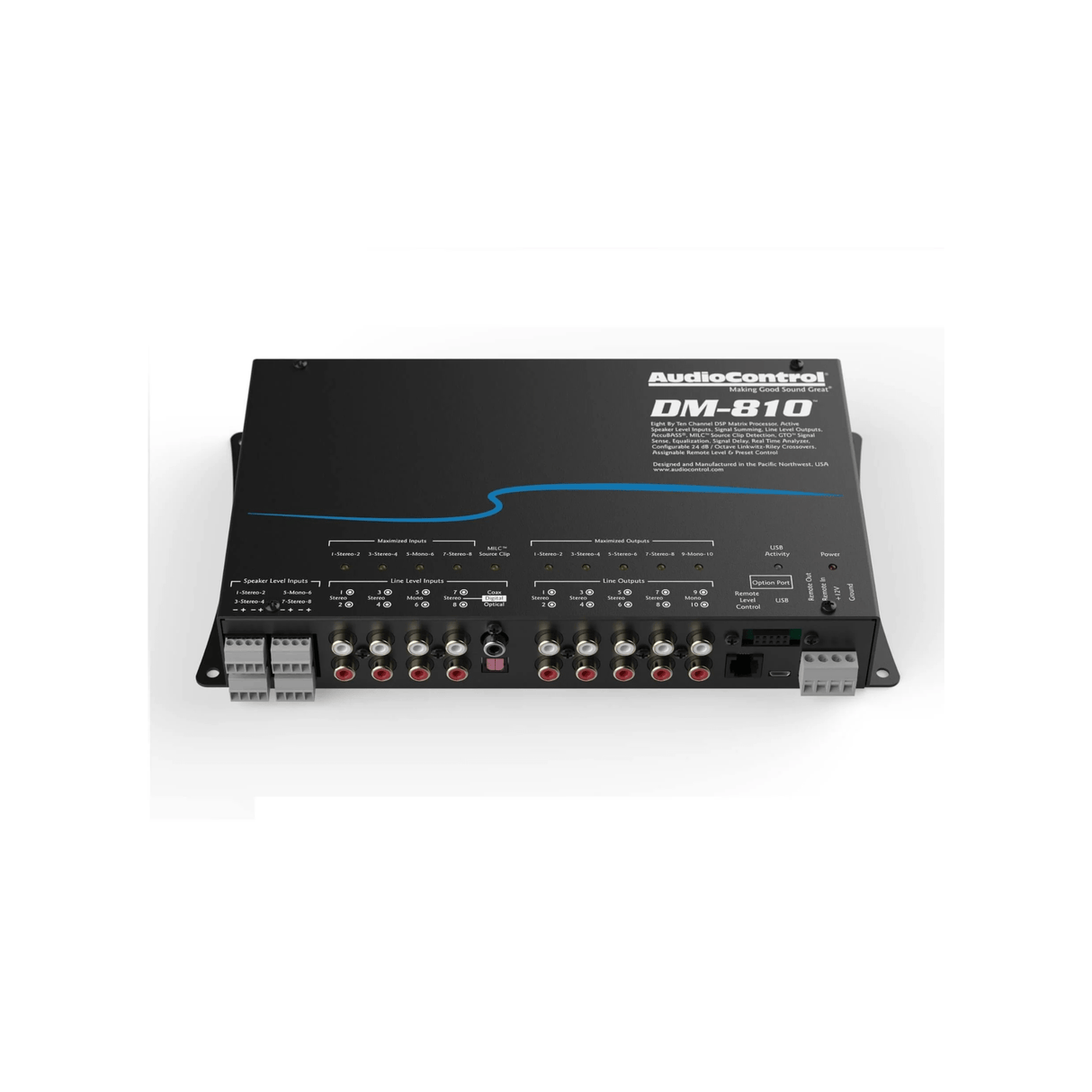 AudioControl Sound Processor AudioControl DM-810 Premium 8 Input 10 Output DSP Matrix Processor