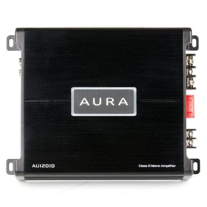 Aura Amps Aura AU1201D by Road Angel 1200W 1-Channel Mono Peak Power Car Amplifier Bass Remote 1 Î© Stable R