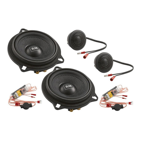 BLAM Car Speakers BLAM BL-BM100S 4" 60w RMS component 100mm Speakers for BMW and Mini