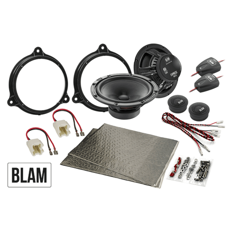 BLAM BLAM EXPRESS  165mm (6.5 Inch) Complete Speaker Upgrade Kit for Renault - SFK-REN1-ES165