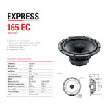 BLAM Car Speakers BLAM EXPRESS BL-165EC 6.5" 2 ohm Coaxial Car Audio Speakers (PAIR)