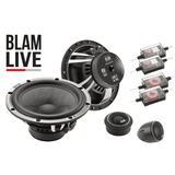 BLAM Car Speakers BLAM LIVE BL-L165-A ACOUSTIC 165mm (6.5") 140W High-Fidelity 2-Channel Component Speaker System