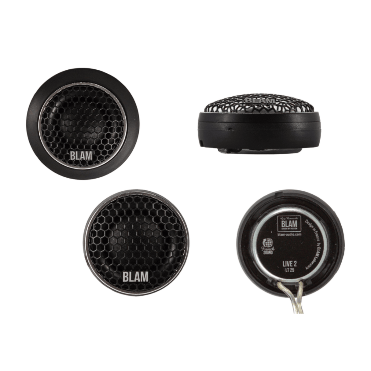 BLAM Car Speakers BLAM LIVE BL-L165-A ACOUSTIC 165mm (6.5") 140W High-Fidelity 2-Channel Component Speaker System