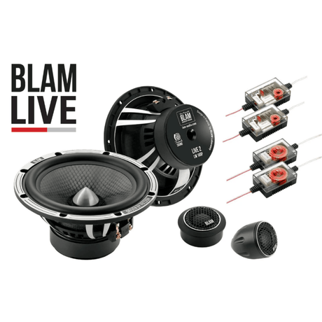 BLAM Car Speakers BLAM LIVE BL-L165P POWER 165mm (6.5") 180W High-Performance 2-Way Component Speaker System