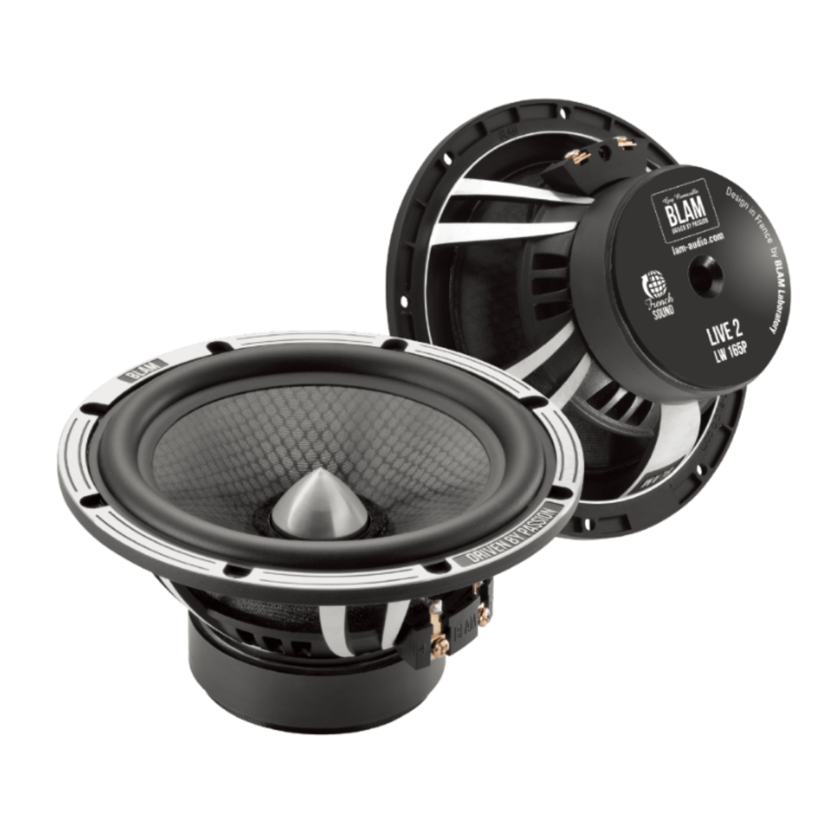 BLAM Car Speakers BLAM LIVE BL-L165P POWER 165mm (6.5") 180W High-Performance 2-Way Component Speaker System