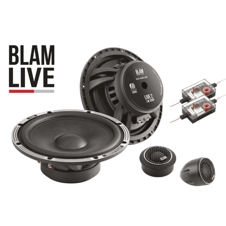 BLAM Car Speakers BLAM LIVE BL-L200-P POWER 200mm (8") 200W High-Performance 2-Way Component Speaker System
