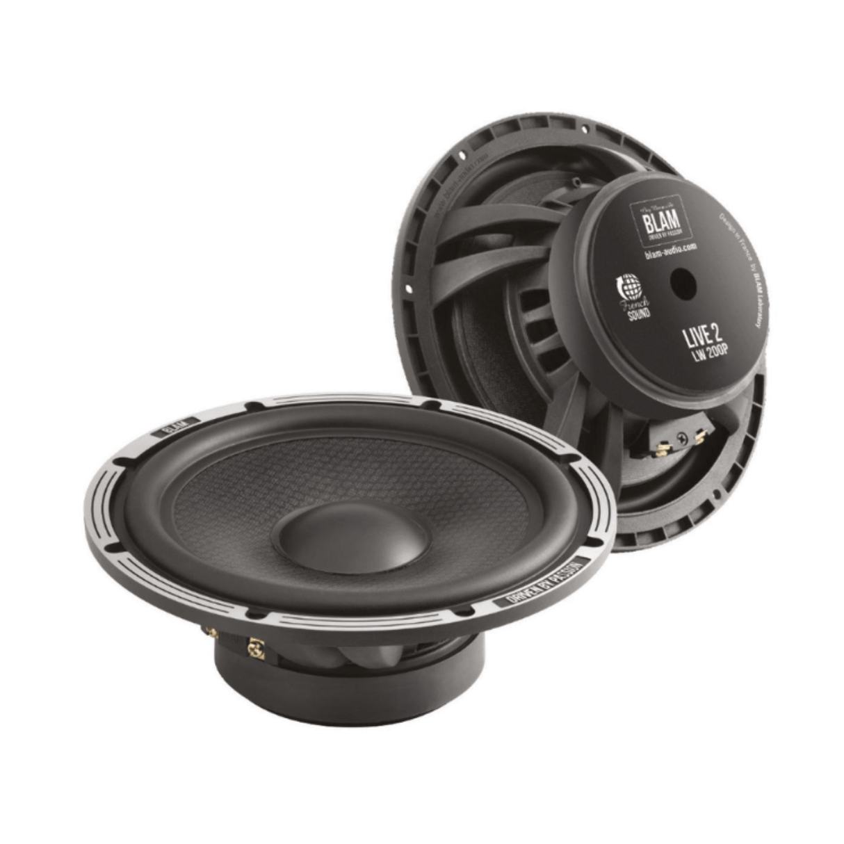 BLAM Car Speakers BLAM LIVE BL-L200-P POWER 200mm (8") 200W High-Performance 2-Way Component Speaker System