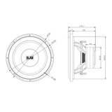 BLAM Car Subwoofers BLAM LIVE BL-L30DB 800W 12" Car Subwoofer With 2x 2ohm Dual Voice Coil