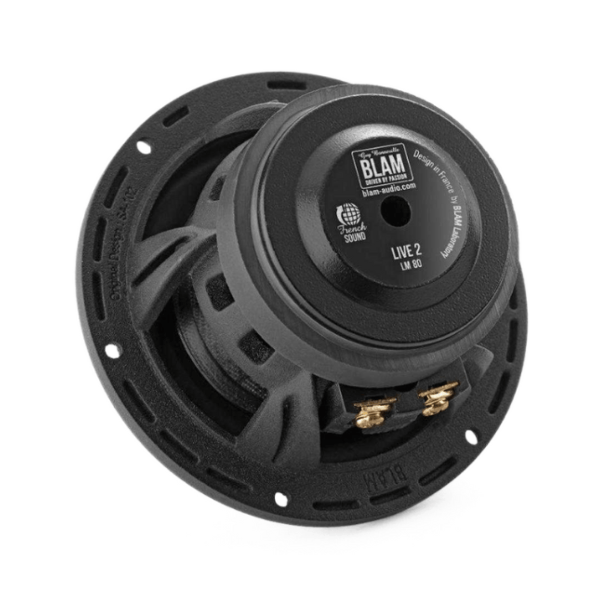 BLAM Car Speakers BLAM LIVE BL-LM80 80mm (3") High End 100W Mid-Range Car Audio Speakers (PAIR)