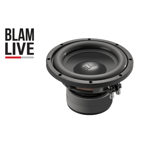 BLAM Car Subwoofers BLAM LIVE BL-LSP20 500W 8" (200mm) Car Subwoofer (2x 2ohm)
