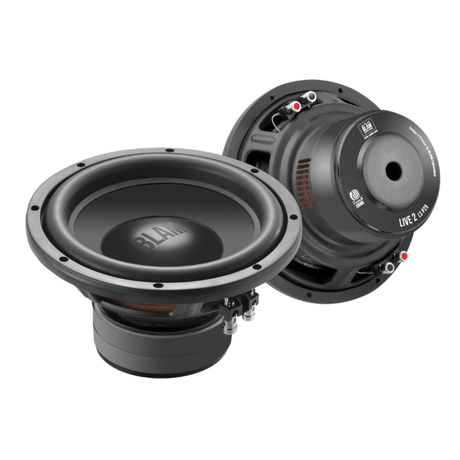 BLAM Car Subwoofers BLAM LIVE BL-LSP25 600w 10 Inch (250mm) Car Subwoofer (2x 2ohm)