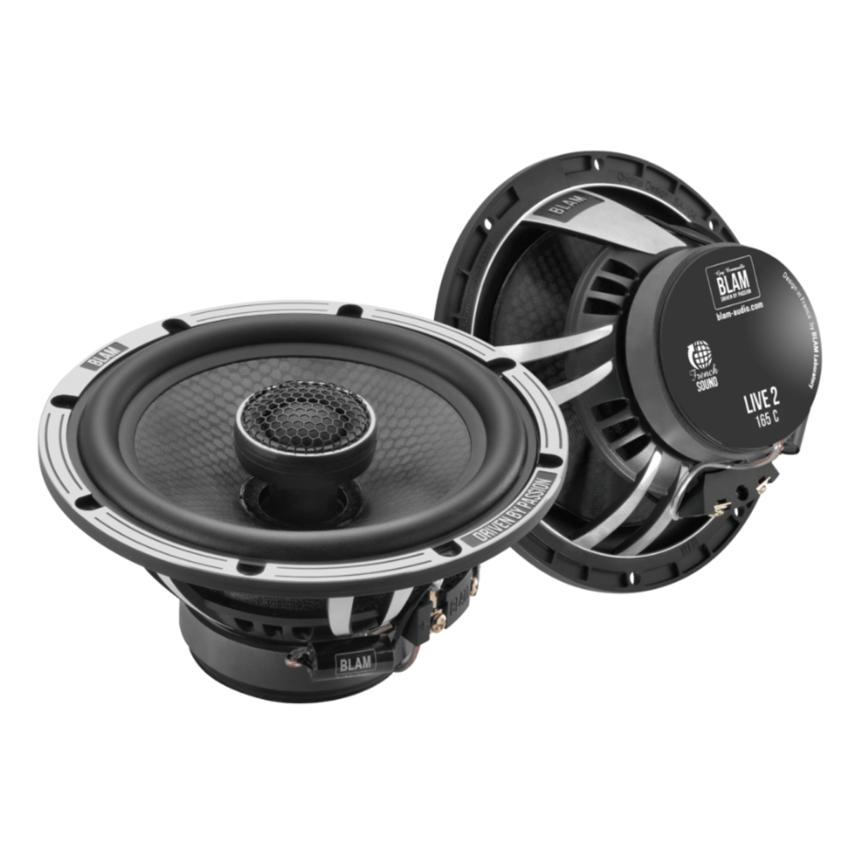 BLAM Car Speakers BLAM LIVE L165C - ACOUSTIC BL-L165-C 6.5" 140W High-Fidelity 2-Way Coaxial Speaker System