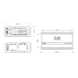 BLAM Multi Channel Amp BLAM Power BL-P1504 2/3/4-Channel Compact Class D Amplifier