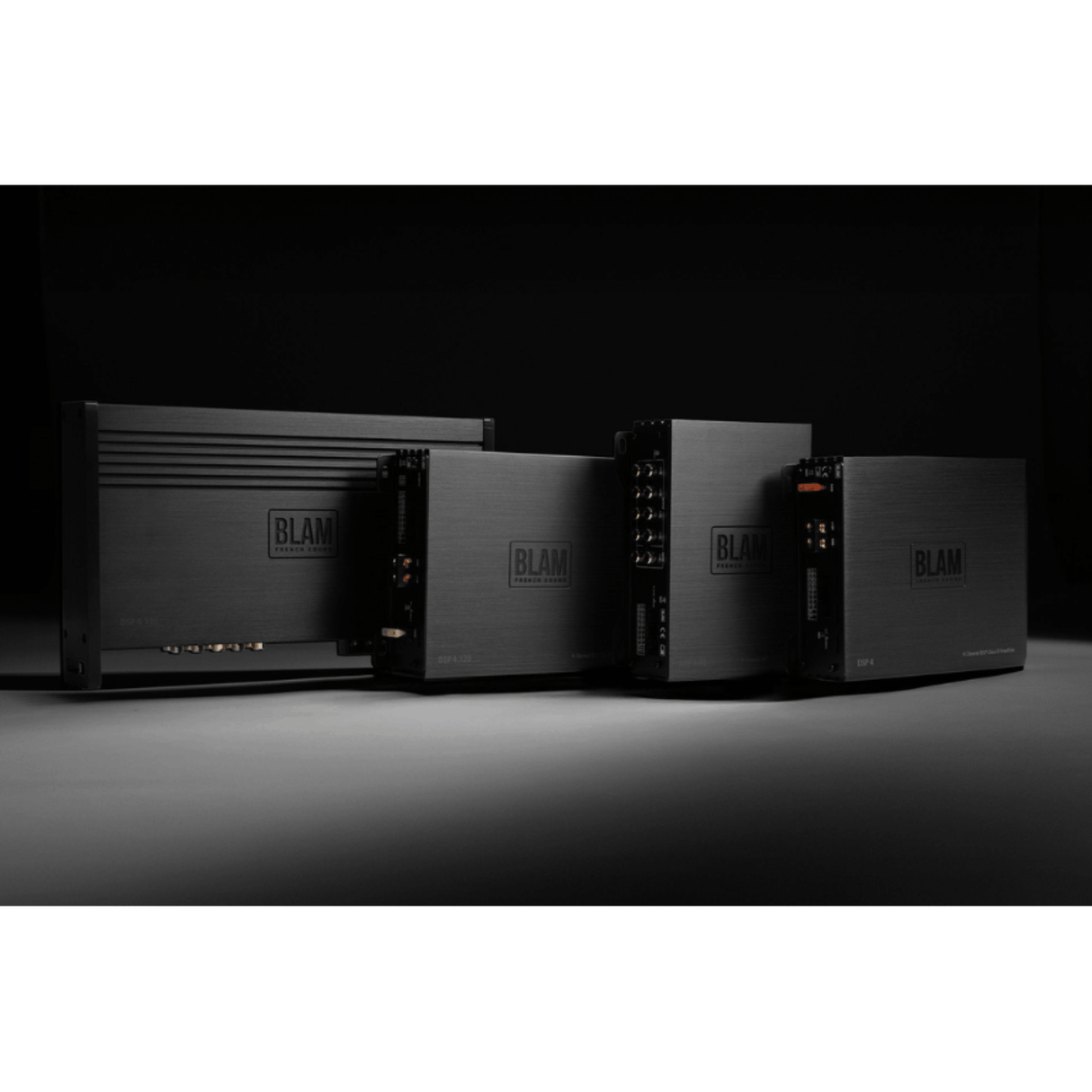 BLAM 4 Channel Amp BLAM Power DSP 4.40 4-Channel Car Audio Amplifier with Integrated DSP & Remote (BL-DSP440)