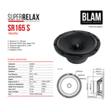 BLAM Car Specific Upgrades BLAM RELAX 165mm (6.5 Inch) Complete Speaker Upgrade Kit for Renault Dacia Nissan - SFK-REN1-RS165