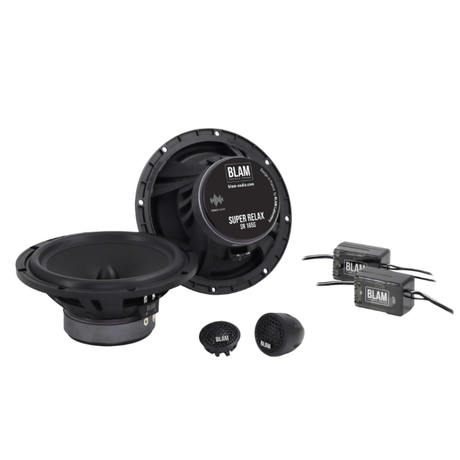 BLAM Car Specific Upgrades BLAM RELAX 165mm (6.5 Inch) Complete Speaker Upgrade Kit for Renault Dacia Nissan - SFK-REN1-RS165