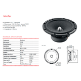 BLAM BLAM RELAX 165mm (6.5-Inch) Speaker Upgrade Kit for Jaguar X-Type, XJ, XK - SFK-JAG2-RS165