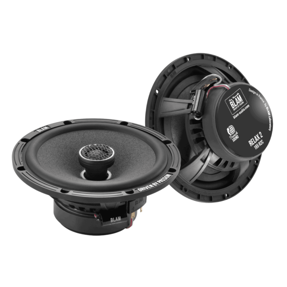 BLAM BLAM RELAX 165RC Front Door Coaxial Speaker Upgrade Kit for Ford C-Max (2003-2010) - SFK-FOR3-RC165