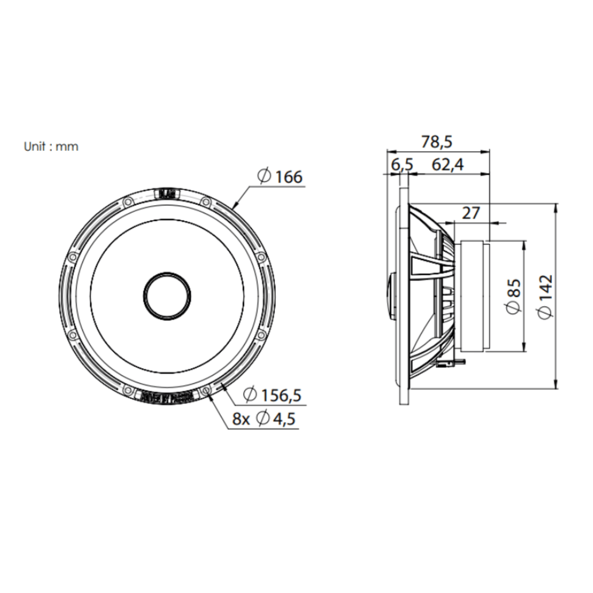 BLAM BLAM RELAX 165RC Front Door Coaxial Speaker Upgrade Kit for Nissan NV200 (2010-2019) - SFK-NIS1-RC165