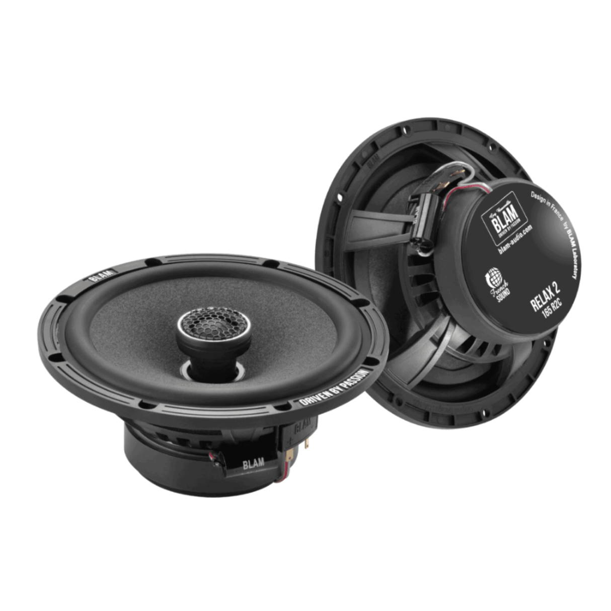 BLAM BLAM RELAX 165RC Front Door Speaker Upgrade Kit for Abarth/Fiat 500 (2008-2016) - SFK-FIA1-RC165